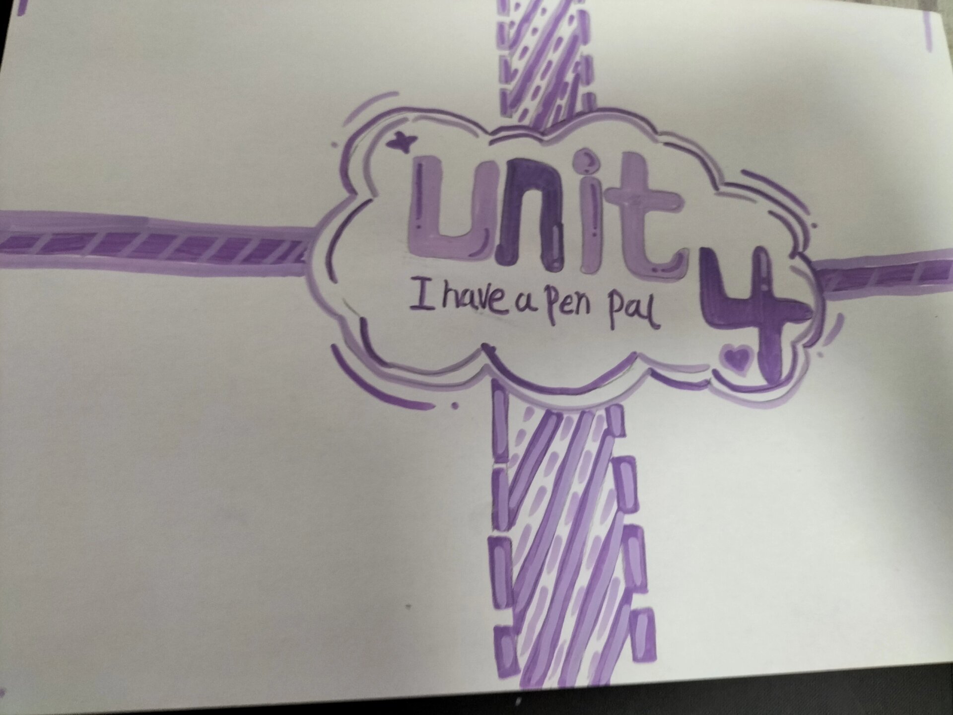 六年级上册英语第4单元手抄报,不喜勿喷