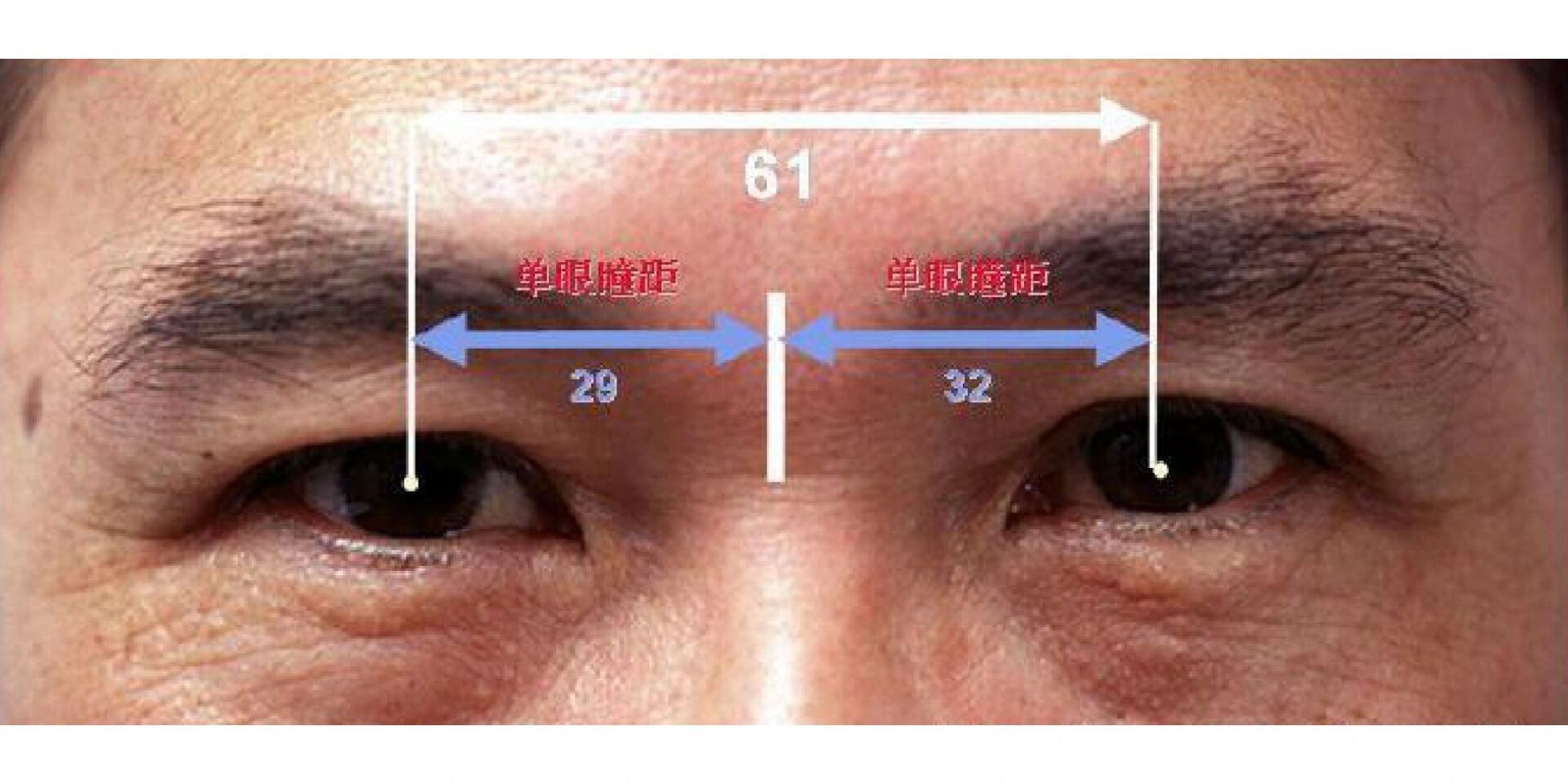 1,瞳距仪是最准的(图2) 另外,它还可以方便地测单眼瞳距