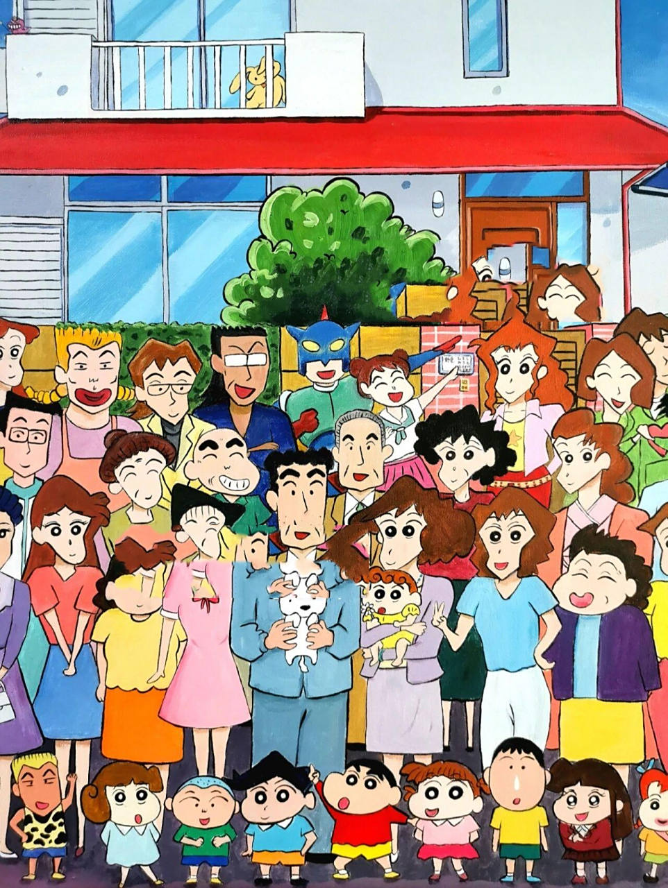 蜡笔小新全家福95超全细节图来啦95 首先感谢大家的喜爱 没想到