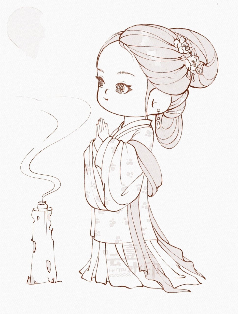 古风人物|q版古代四大美女集合