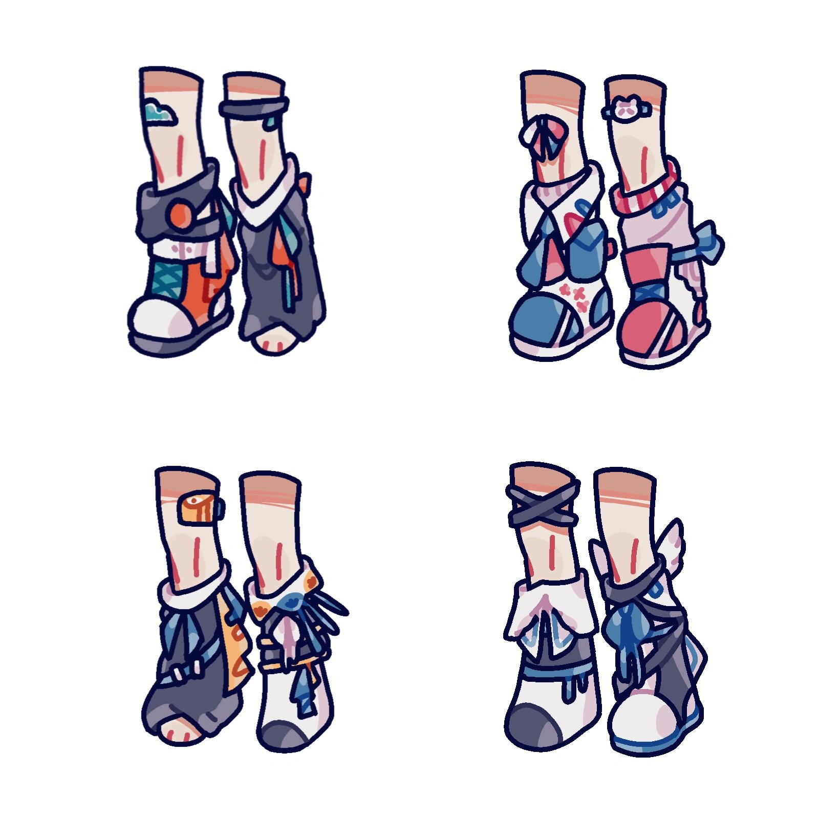 鞋子袜子素材,可自用