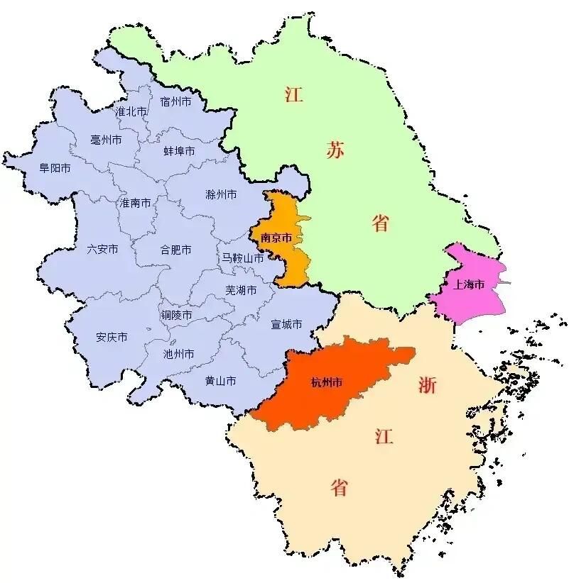 看地图,原来江浙两省会南京和杭州的距离