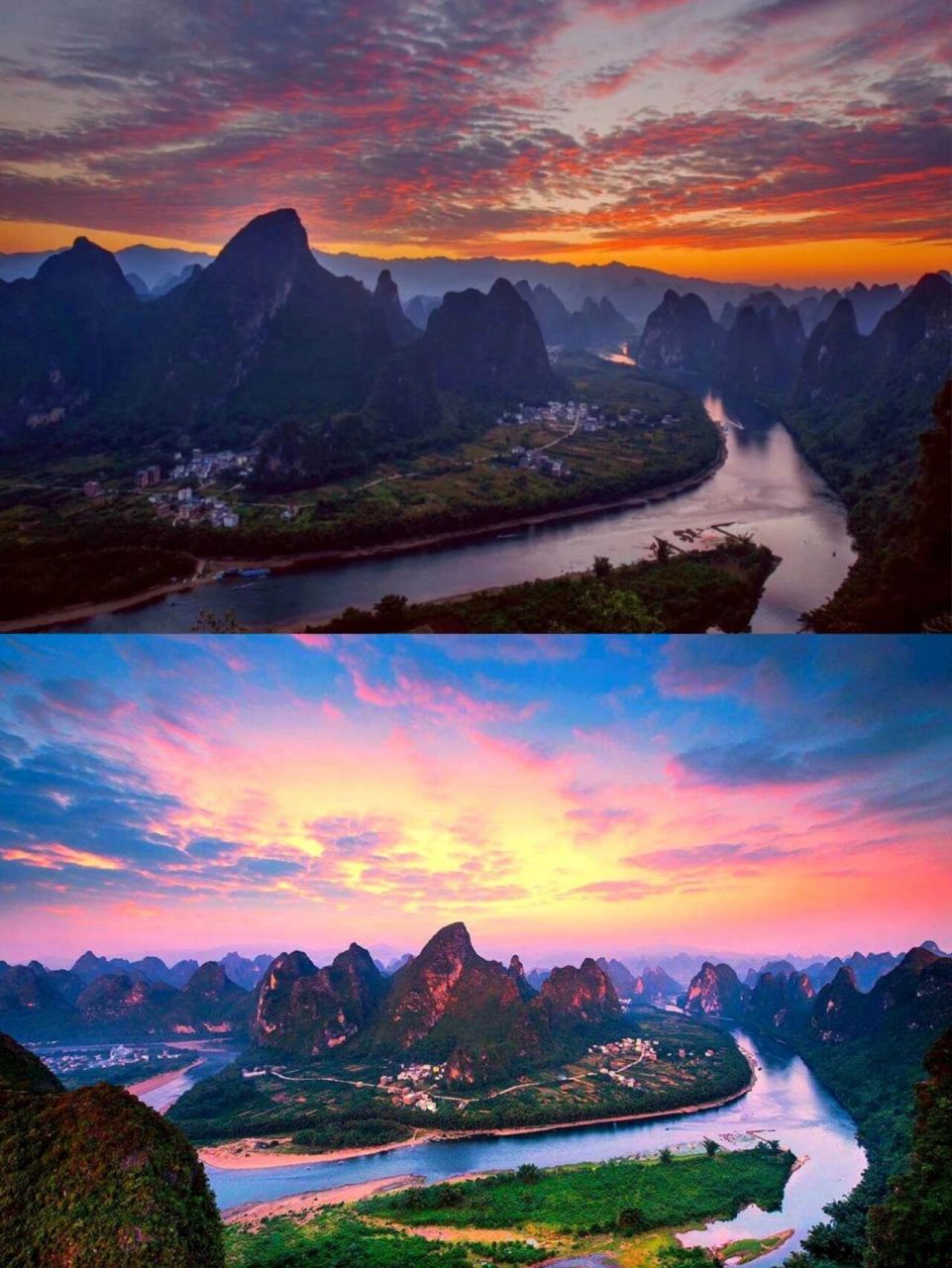 打卡桂林小众景点相公山,日出日落不能错过!