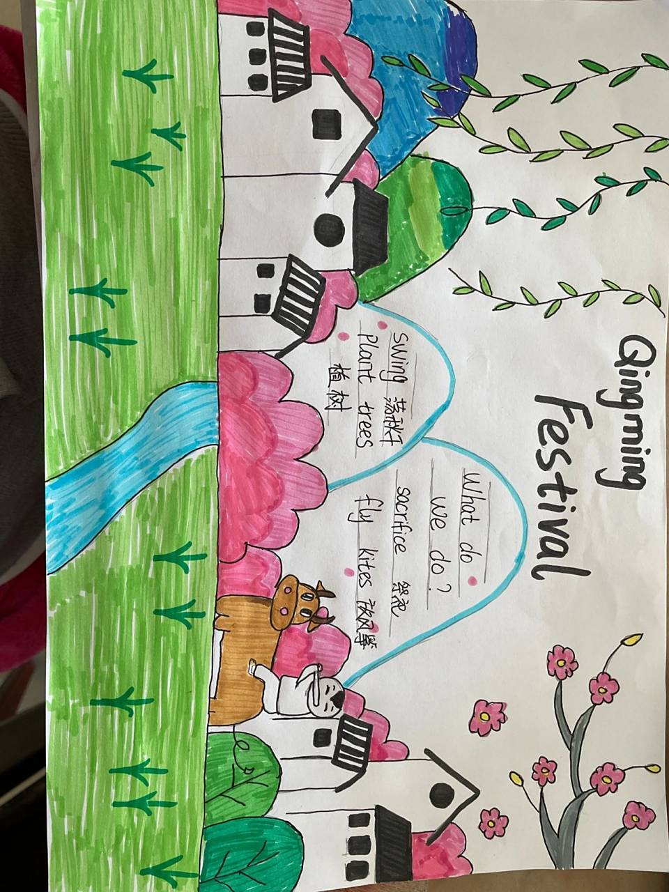 清明节英语手抄报