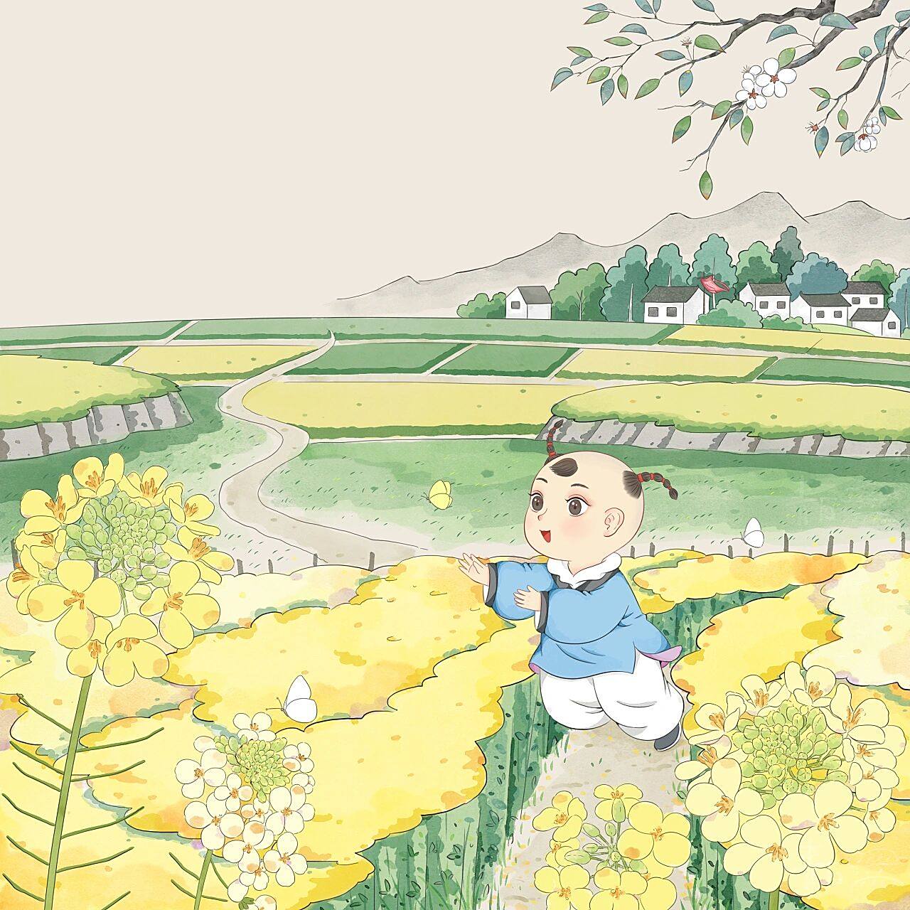 宿新市徐公店 宿新市徐公店 (宋)杨万里 篱落疏疏一径深, 树头花落未