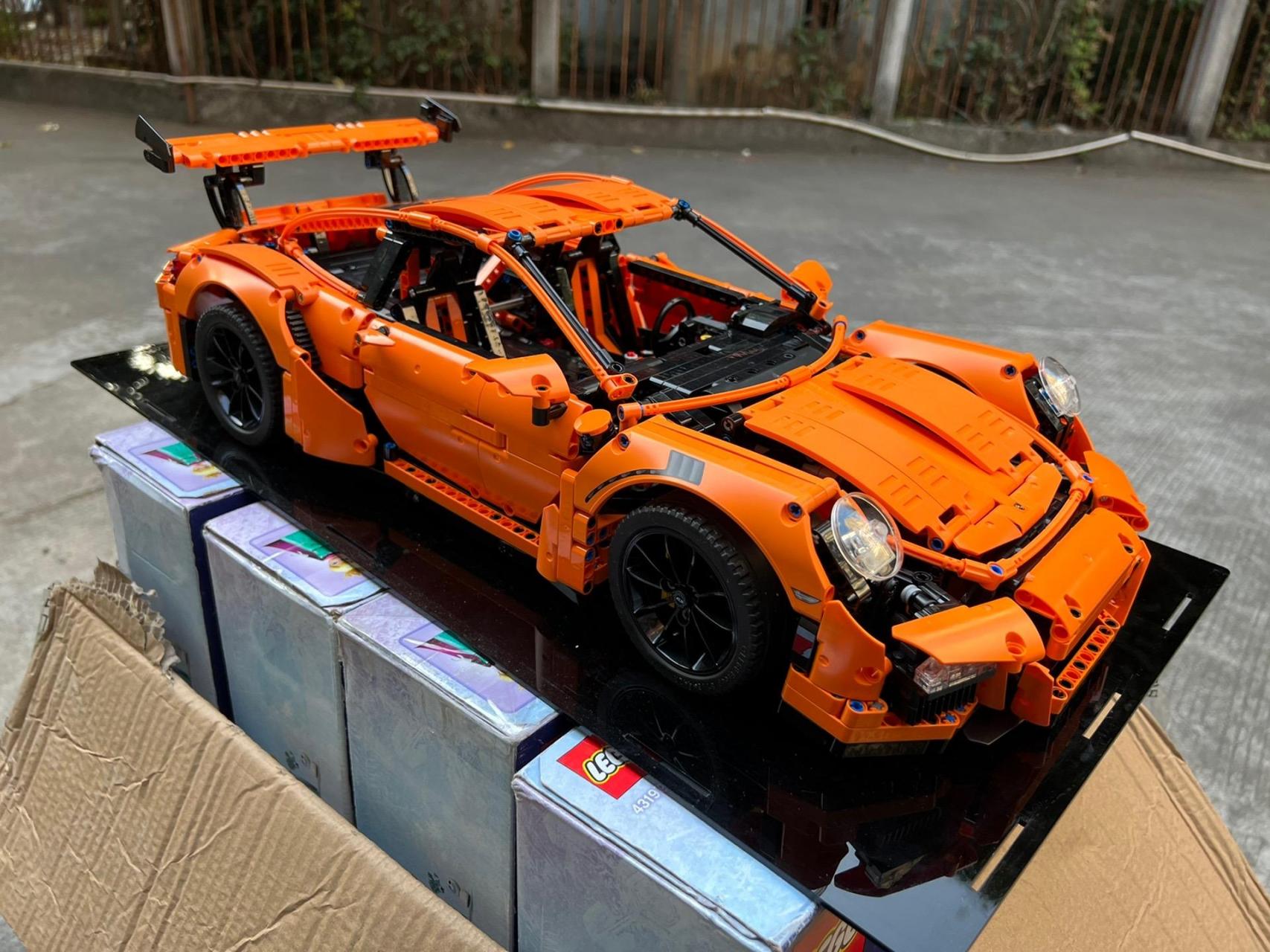 rs跑车 42056 越来越 少终究还是入手了 乐高42056橙色保时捷不如乐高