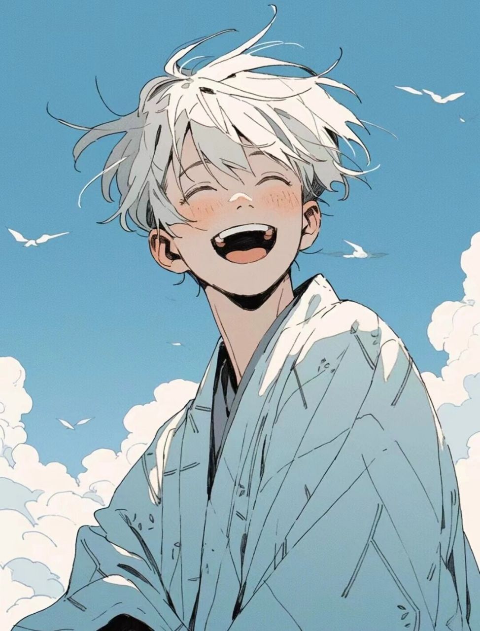 蓝色系‖治愈系‖男生动漫头像