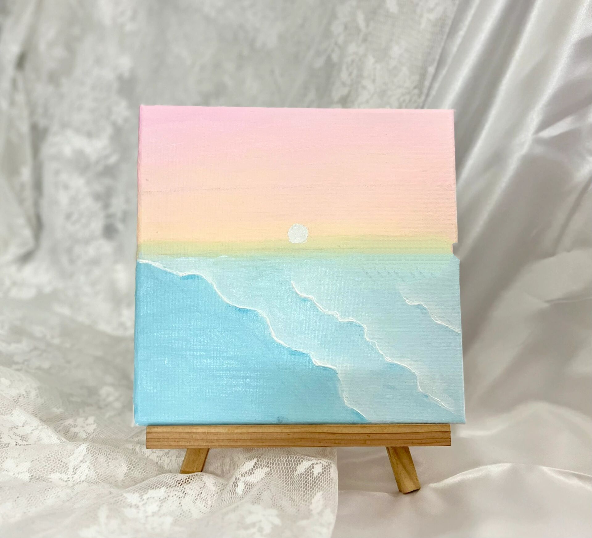 超简单的零基础油画