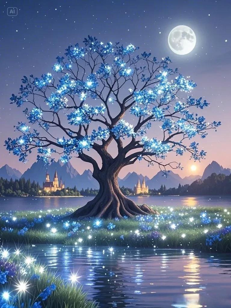 梦幻般的风景树 飘亮的美景 美景创作灵感 画面太美