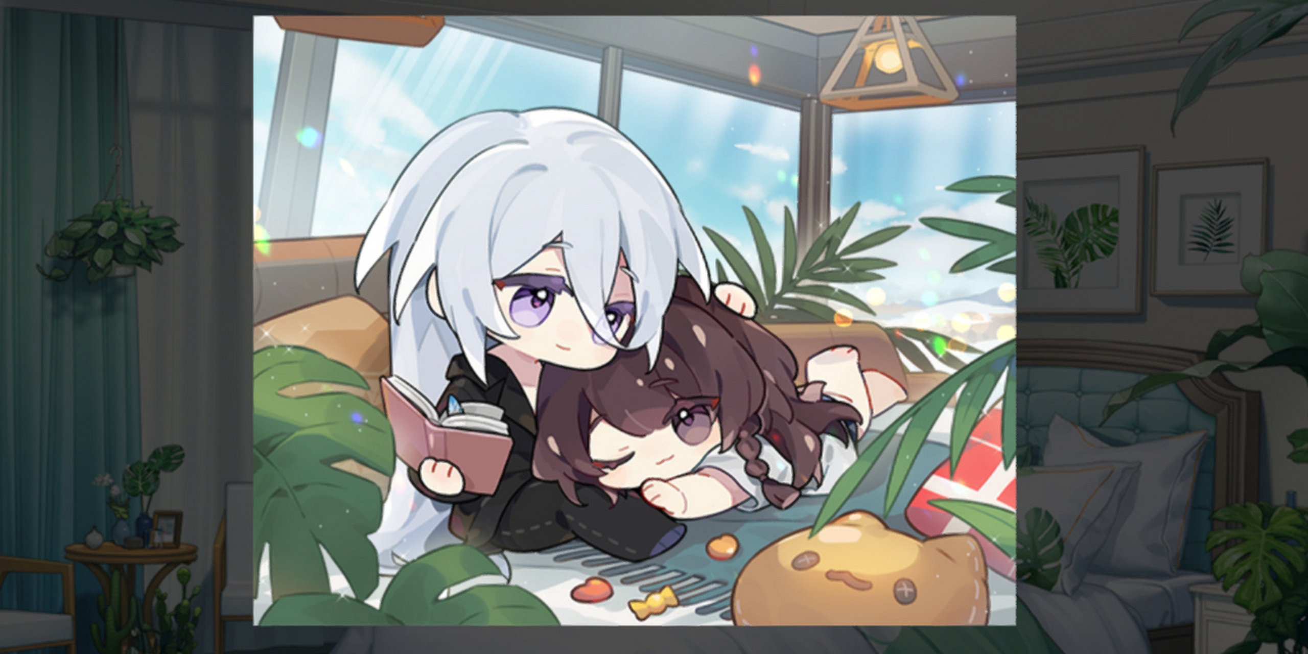 绘旅人|叶瑄生日q版图 这个画师的图一如既往的可爱!