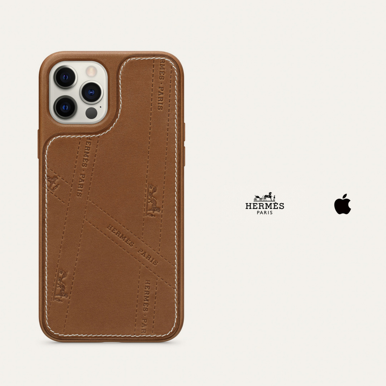 爱马仕打造的iphone12手机壳 被一抢而空……皮质的手机壳非常不耐脏