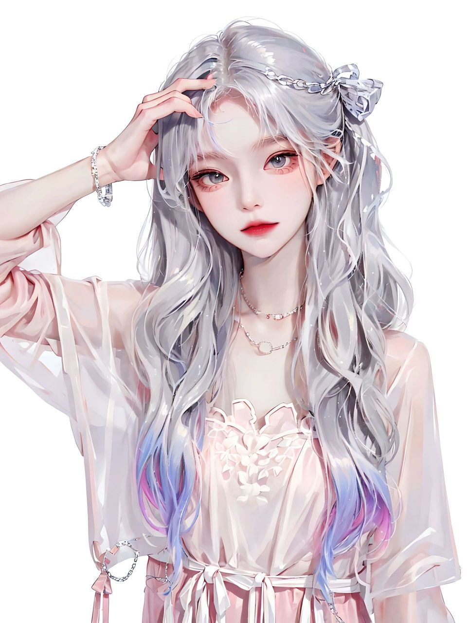 甜酷系|女生头像 记得在这杂乱的生活里,每天带点笑意.