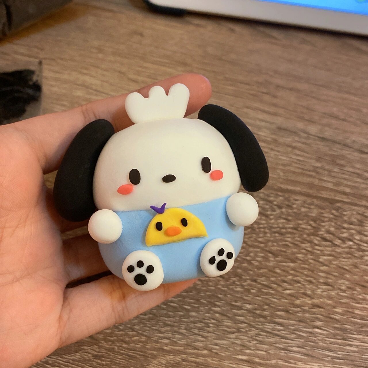 超轻粘土·三丽鸥坐坐乐(有教程) 前面的贴子还有美乐蒂和库洛米的 会