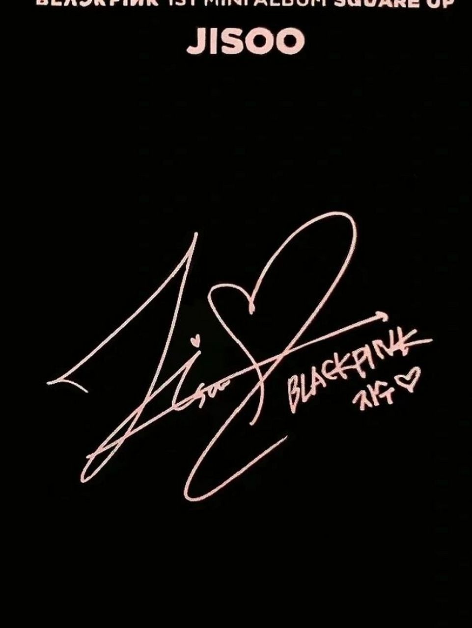 blackpink小卡背面扫图