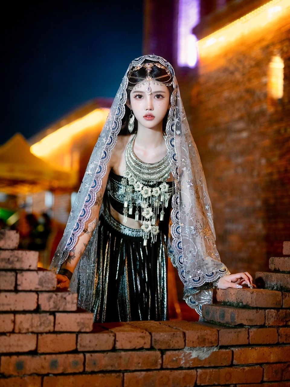 真的好好看 	 91 	 #西双版纳# #西双版纳傣装写真# #西域公主