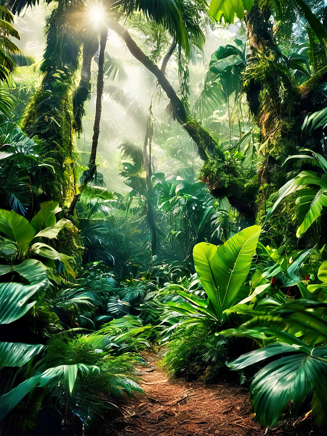 治愈系手机风景壁纸&素材组图—热带丛林 拿图请留痕,需要原图请关注