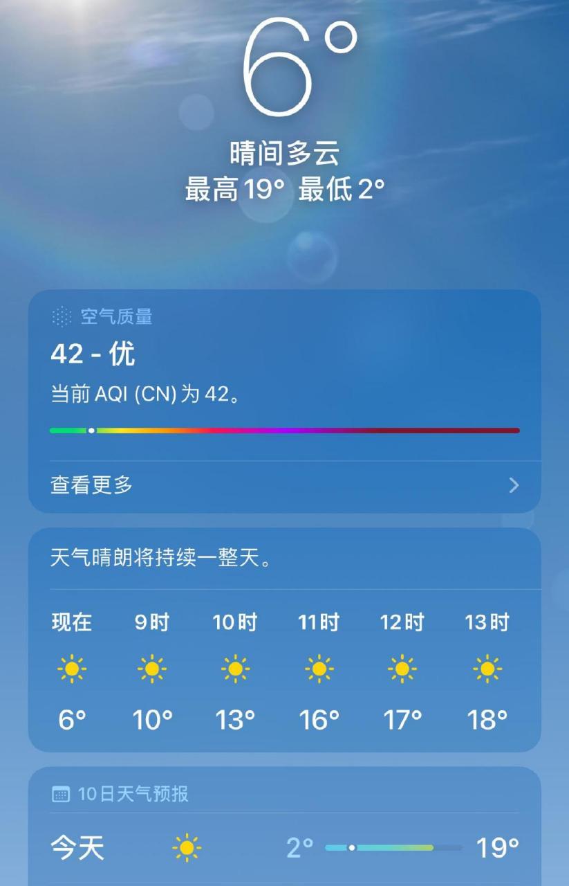 #宁波天气#今天到明天晴到少云