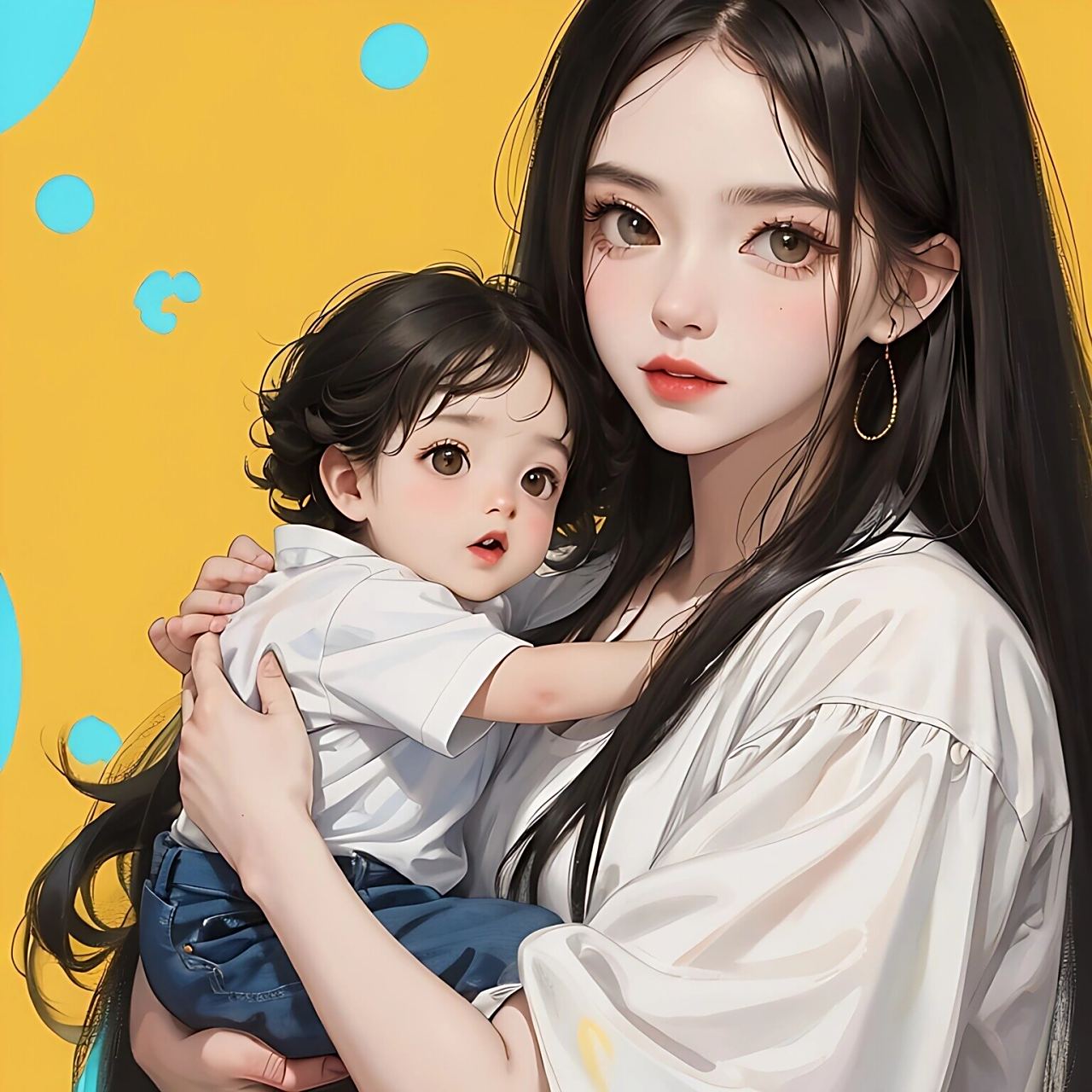 宝妈头像 #头像分享# #原创头像# #微信头像# #优质头像# #亲子头像