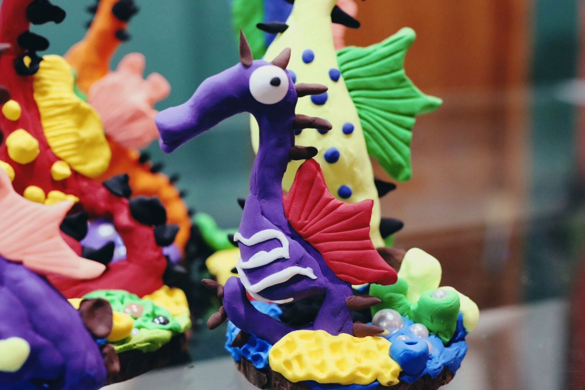 粘土立体综合课程《海马》 少儿综合立体课程