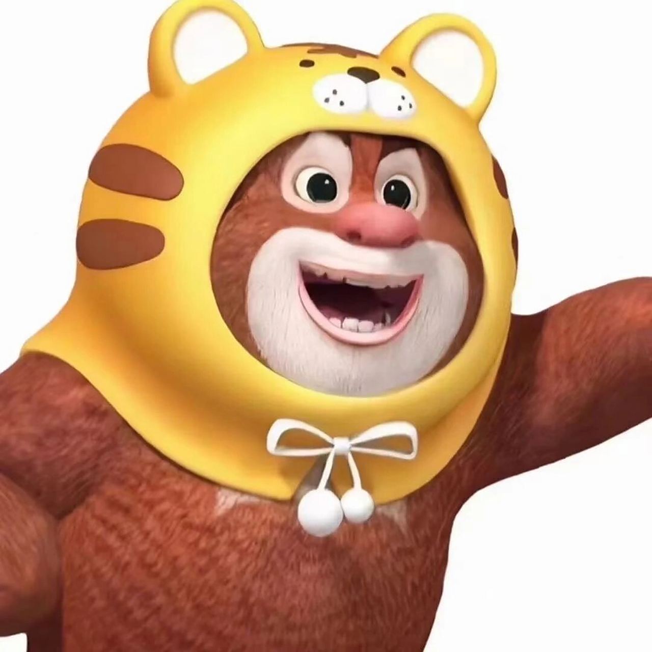 熊大熊二卡通头像 熊大,光头强又来砍树咧