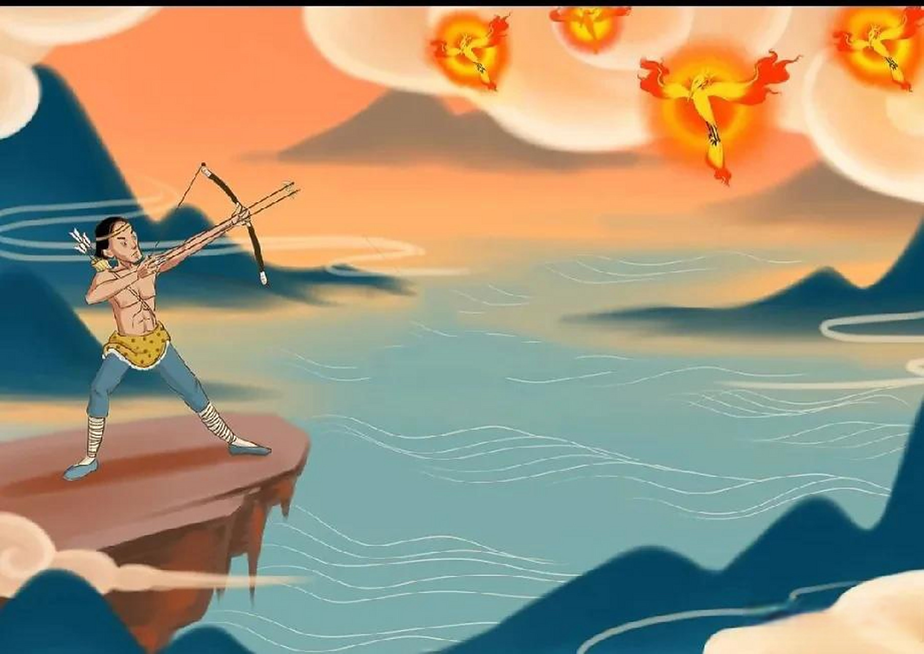 故事:后羿斩杀巴蛇,出自《山海经》 在大家的印象中,后羿是不是靠着一