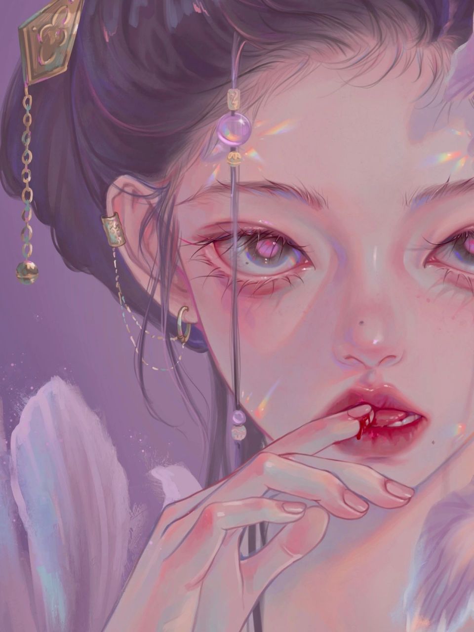 【本草纲目·草药拟人·鸢尾】 【鸢尾】又名乌园,当作"乌鸳".