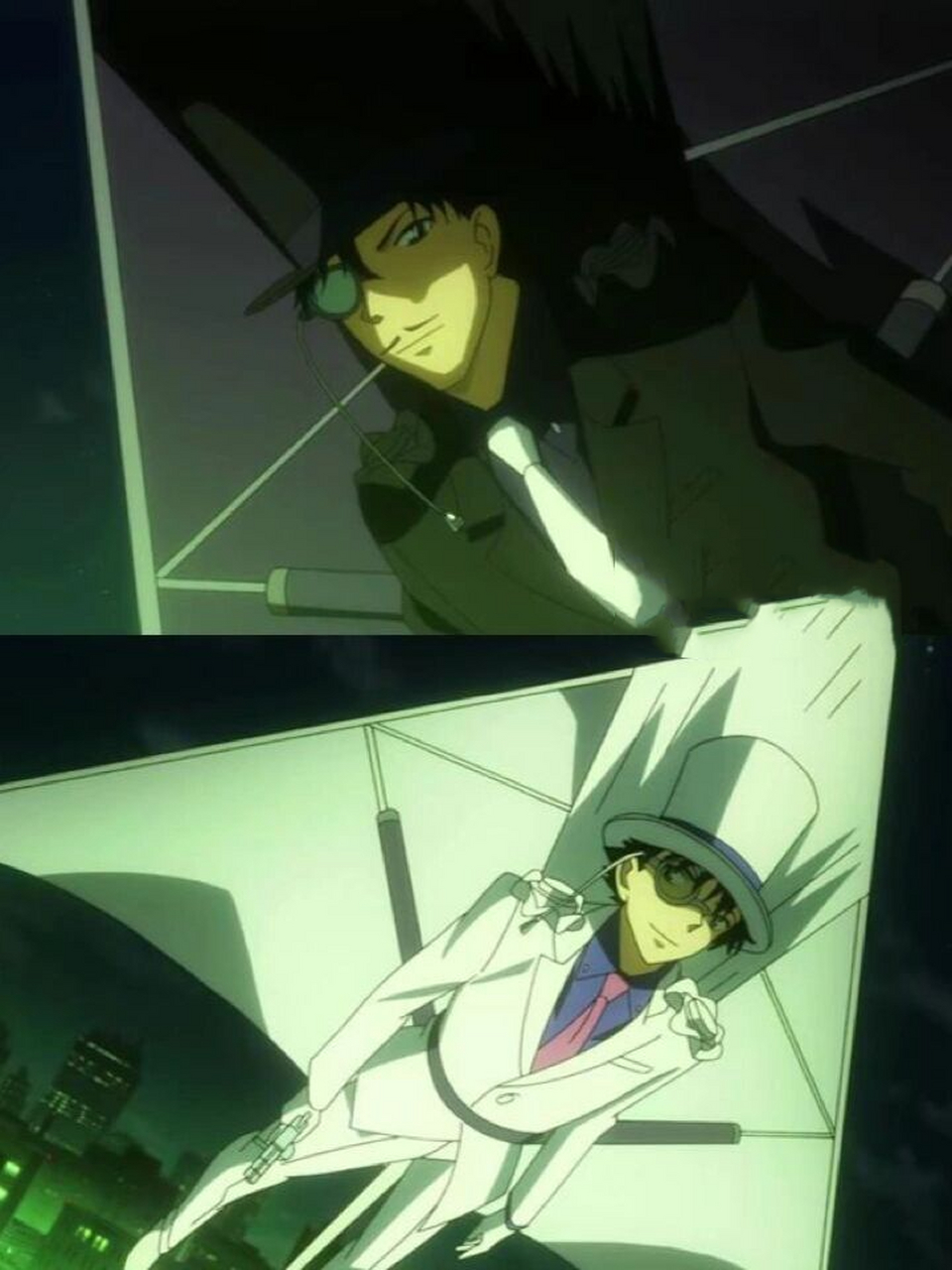 怪盗基德 | 爸爸果然是爸爸75怪盗乌鸦登场～ 一直说快斗的爸爸黑羽