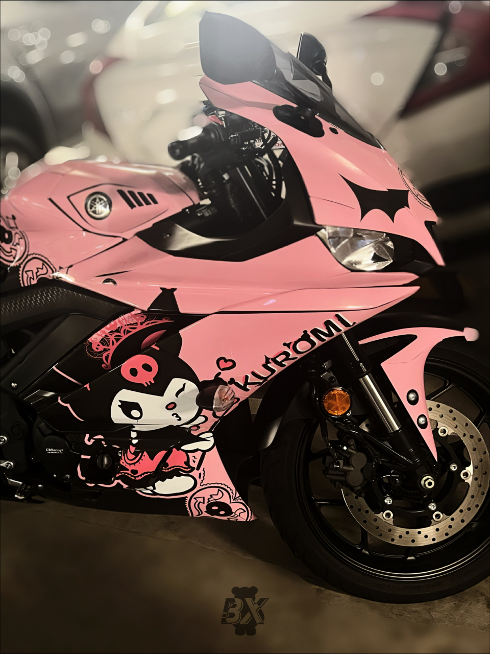 雅马哈r3|恶魔91库洛米 粉丝返图,帮你选好素材了 人物:长腿美女