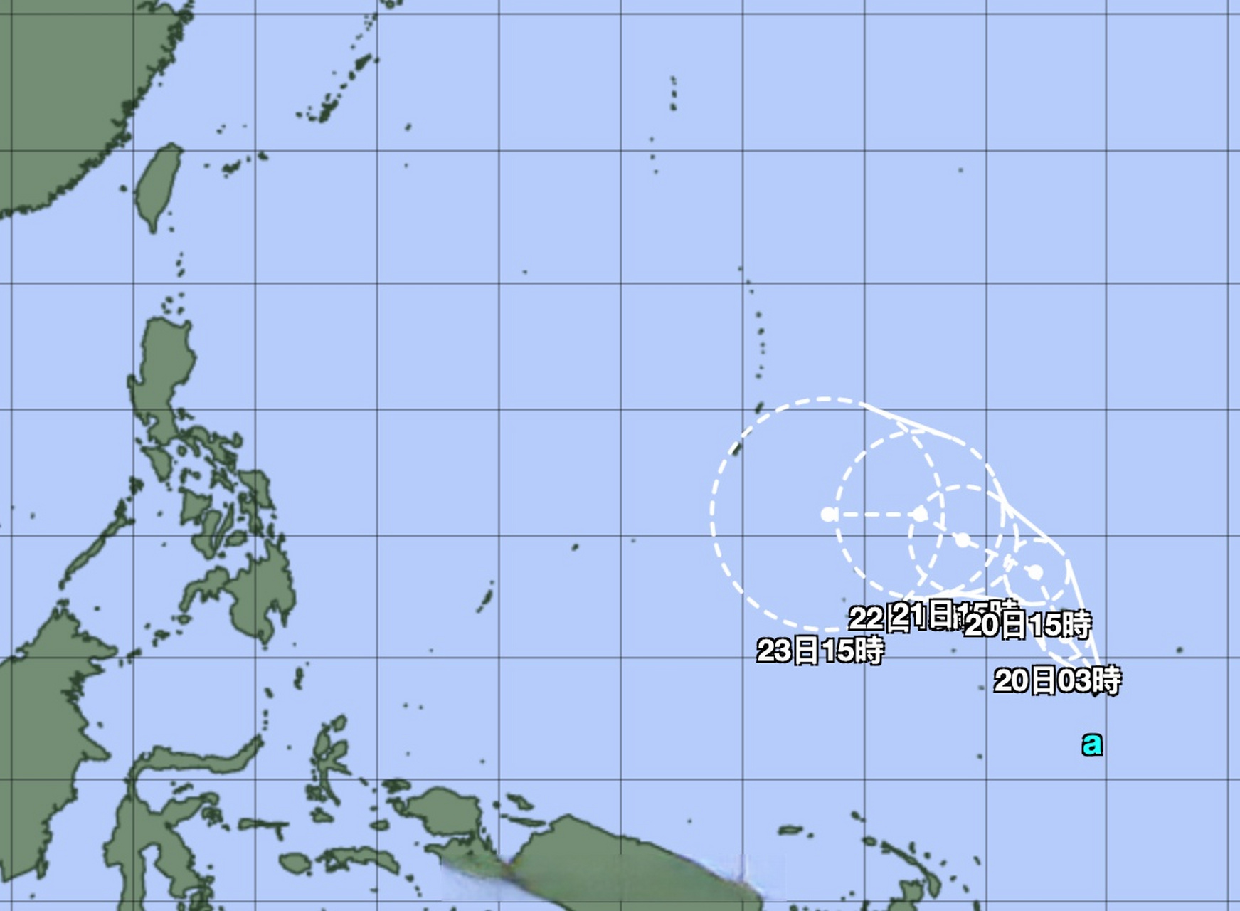 数值表示,无论它是否成为台风珊瑚,未来都将在茫茫