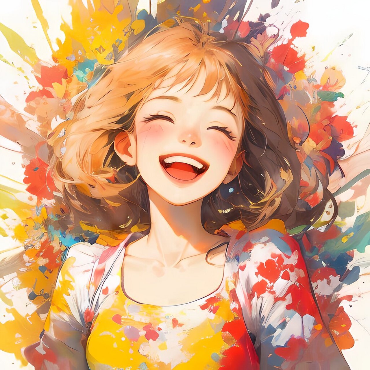 09灿烂的笑|bright smile #少女头像#0202#头像分享#0202