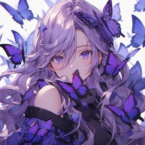 适合infp的小蝴蝶少女头像