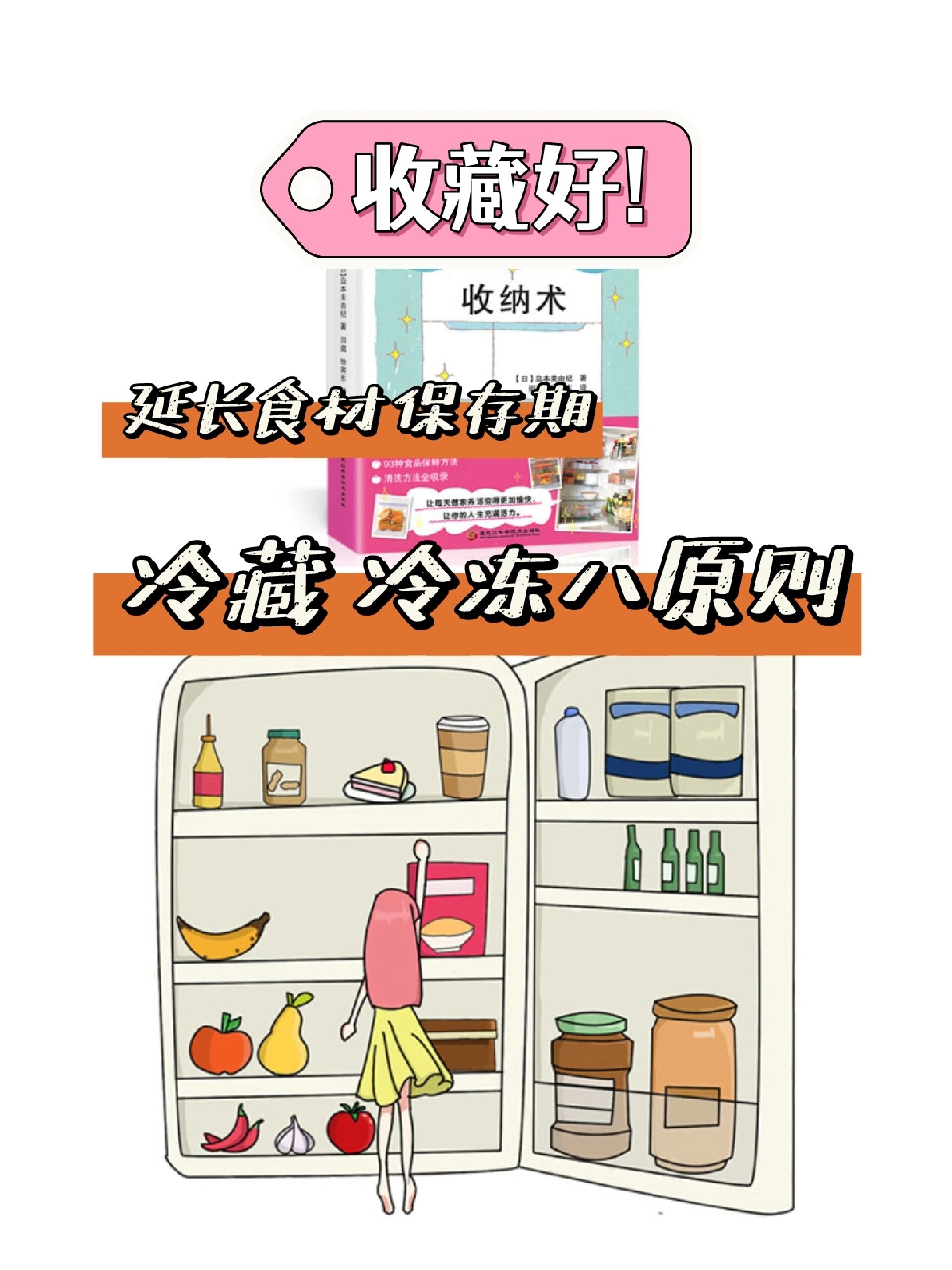 冰箱收纳|冷藏 冷冻八原则 06冷藏,冷冻保存之前,做一点准备工作便