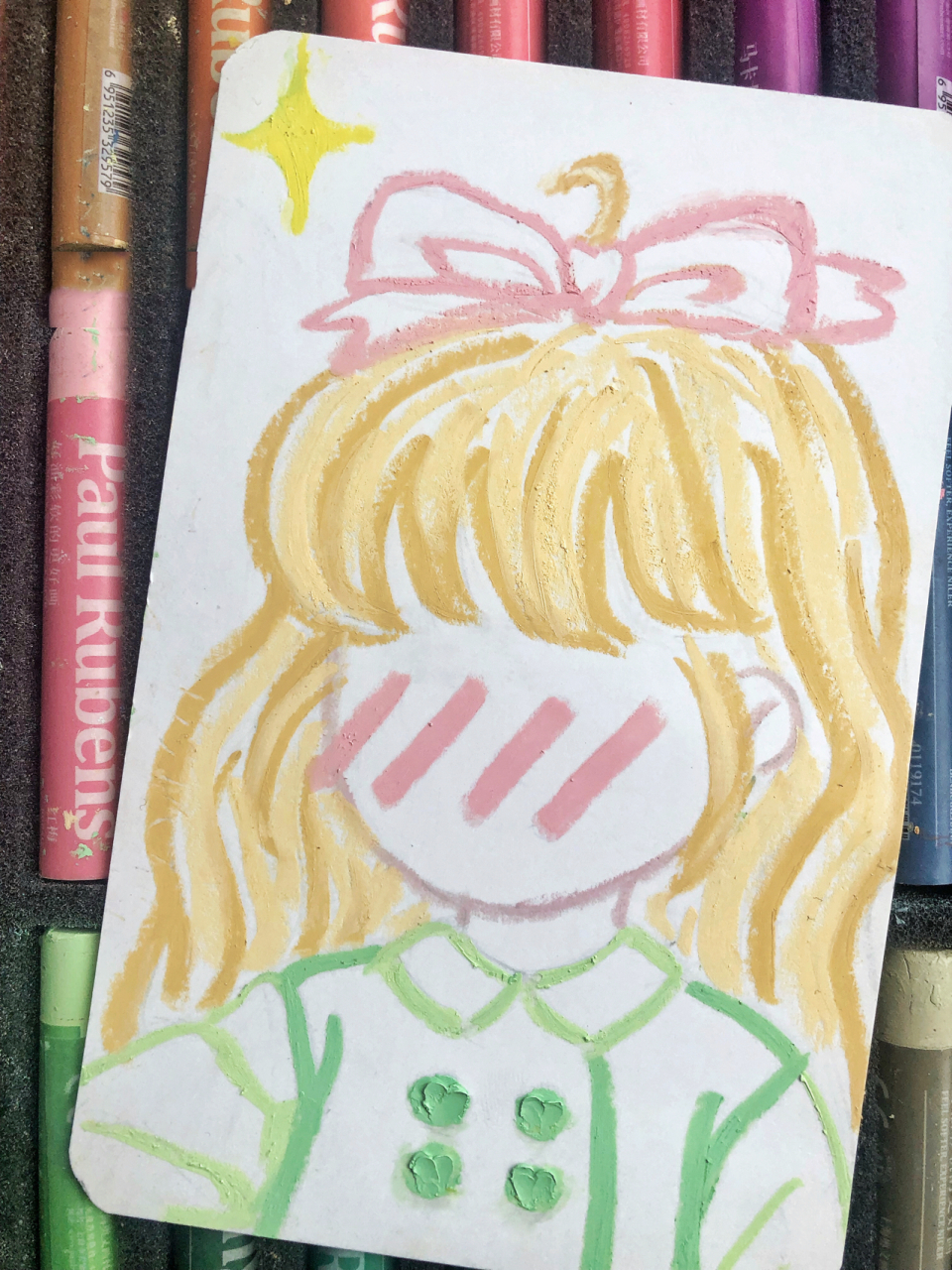 油画棒 | q版洋娃娃97 画了这么多女孩们,感觉自己的原创基本上都是