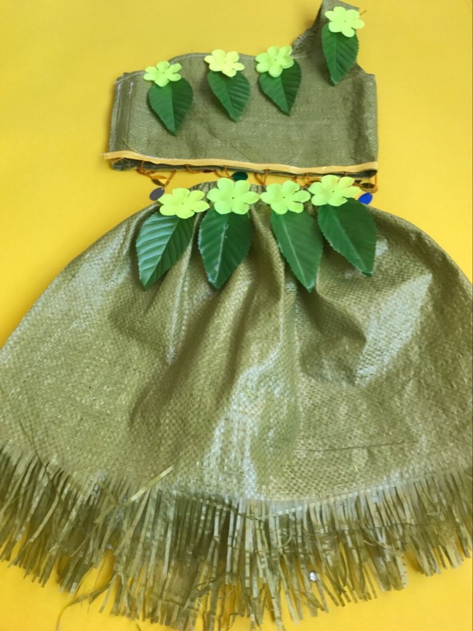 环保服装儿童时装秀diy手工自制环保亲子装 环保服装儿童时装秀diy