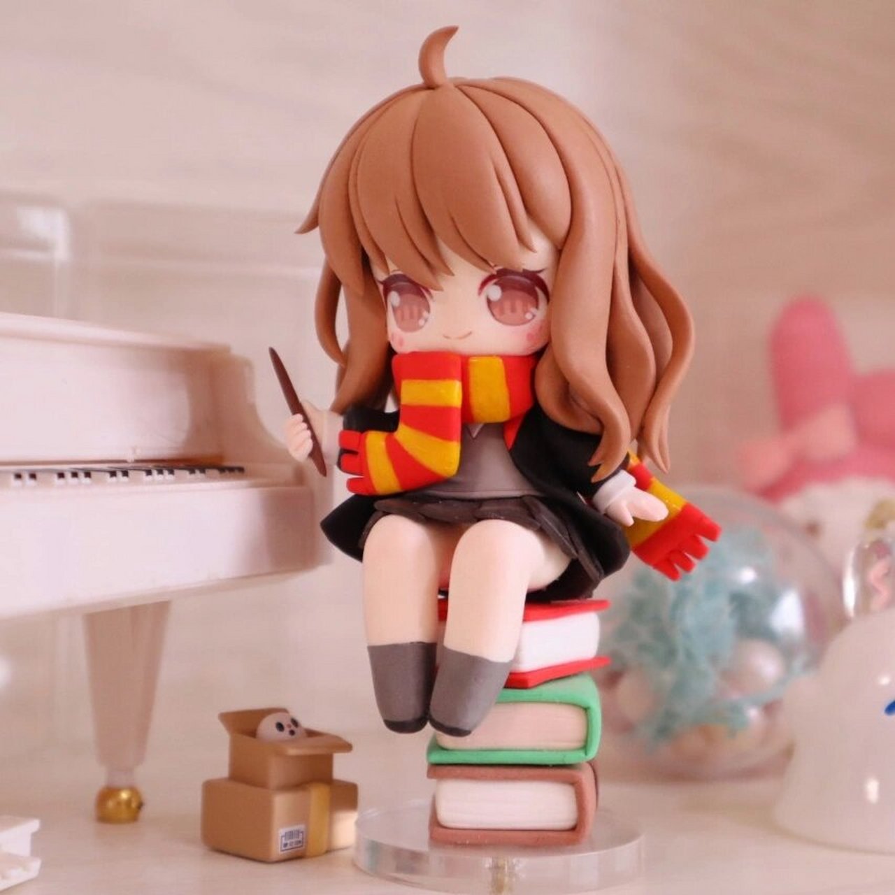 100个粘土手办挑战(1)赫敏757575 最近有一个新想法,就是挑战用