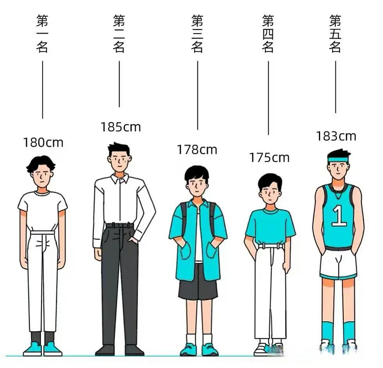 人物身高比例图图片