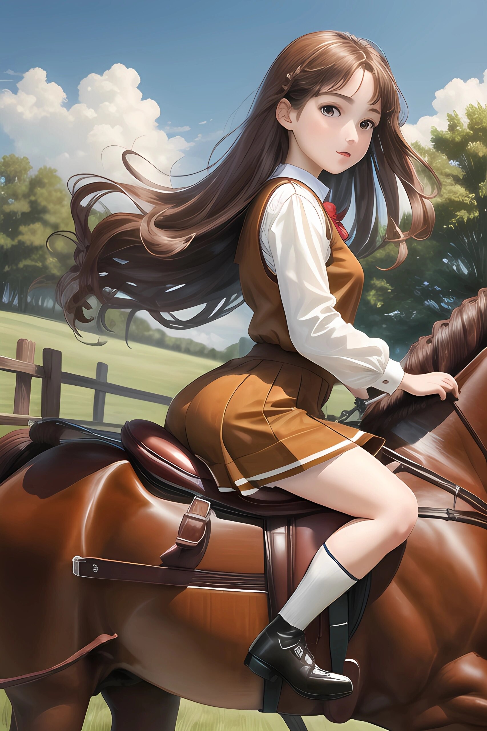 骑马壁纸