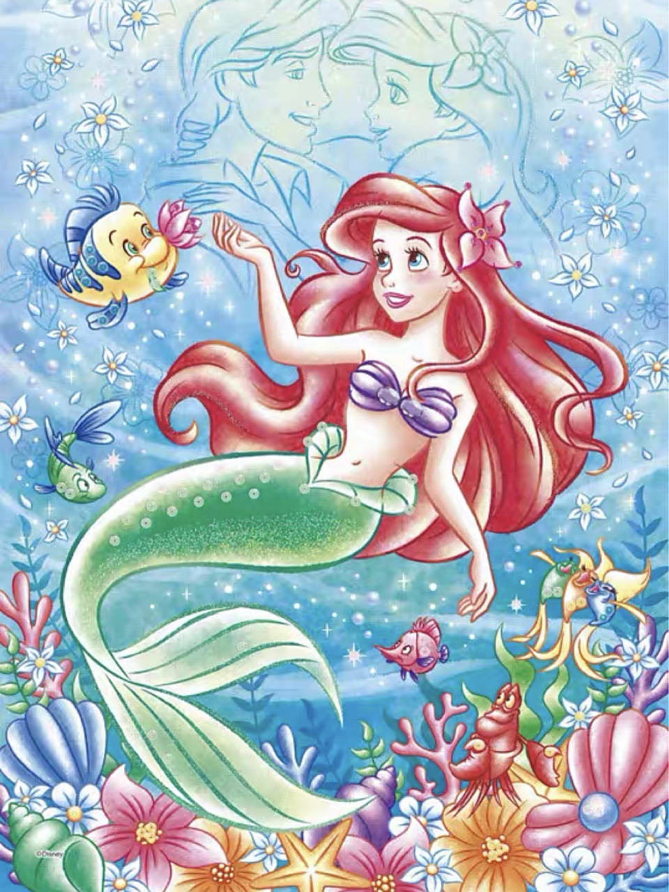 迪士尼小美人鱼公主爱丽儿海的女儿专辑特写