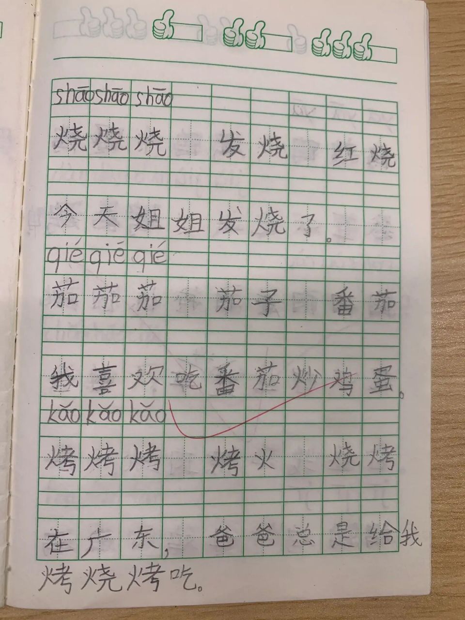 烤组词图片