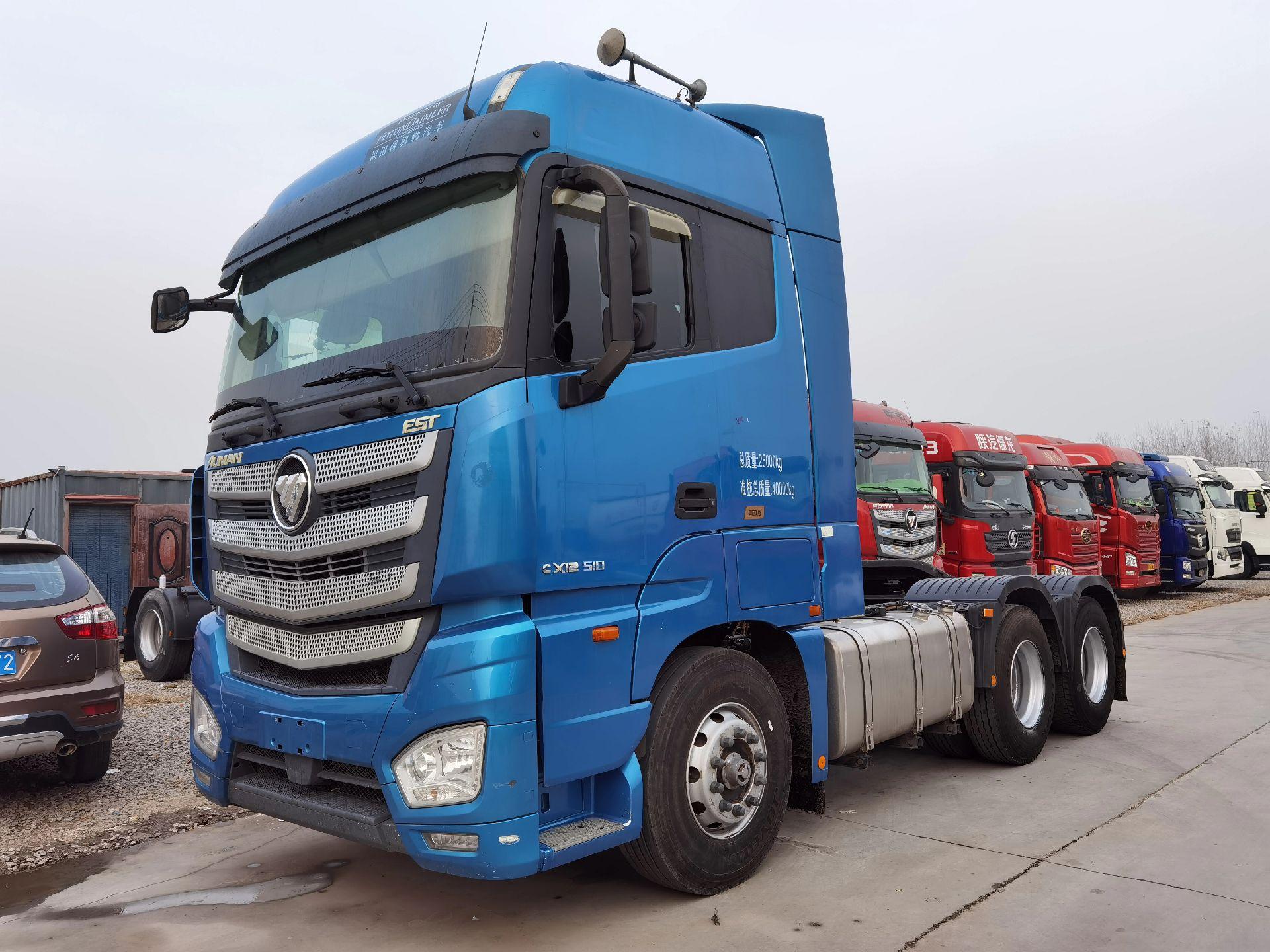 2019年10月上户欧曼est510马力,穿越版,福康发动机,采孚自动挡,速比2.