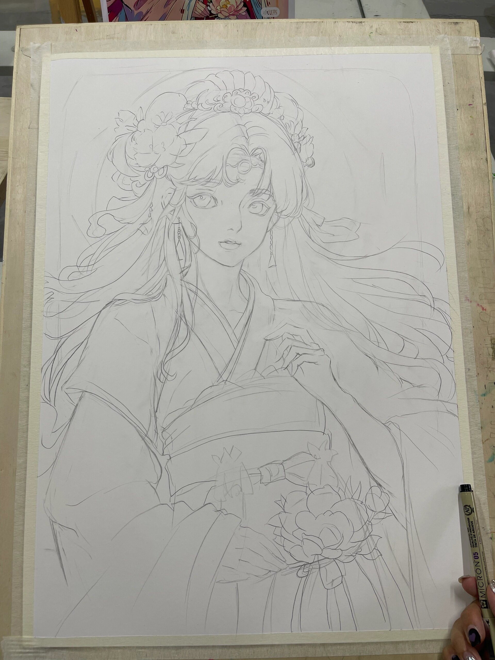 漫画考级|马克笔范画 用了一周的午休画的 |备课 4k , 10-12级, 初二