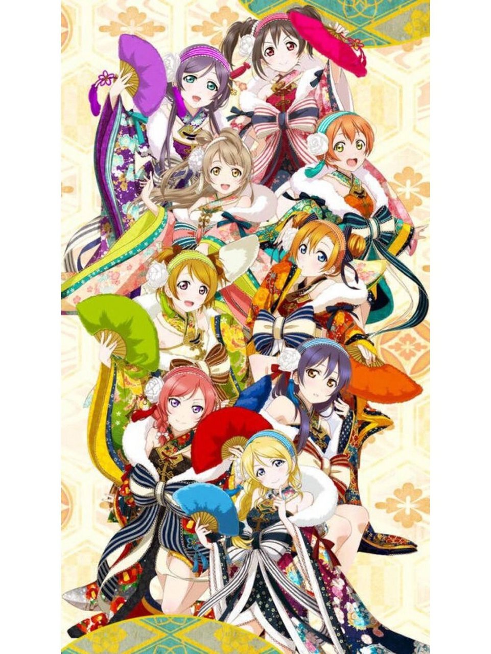 lovelive缪斯九人壁纸 高清无水印,要图自拿
