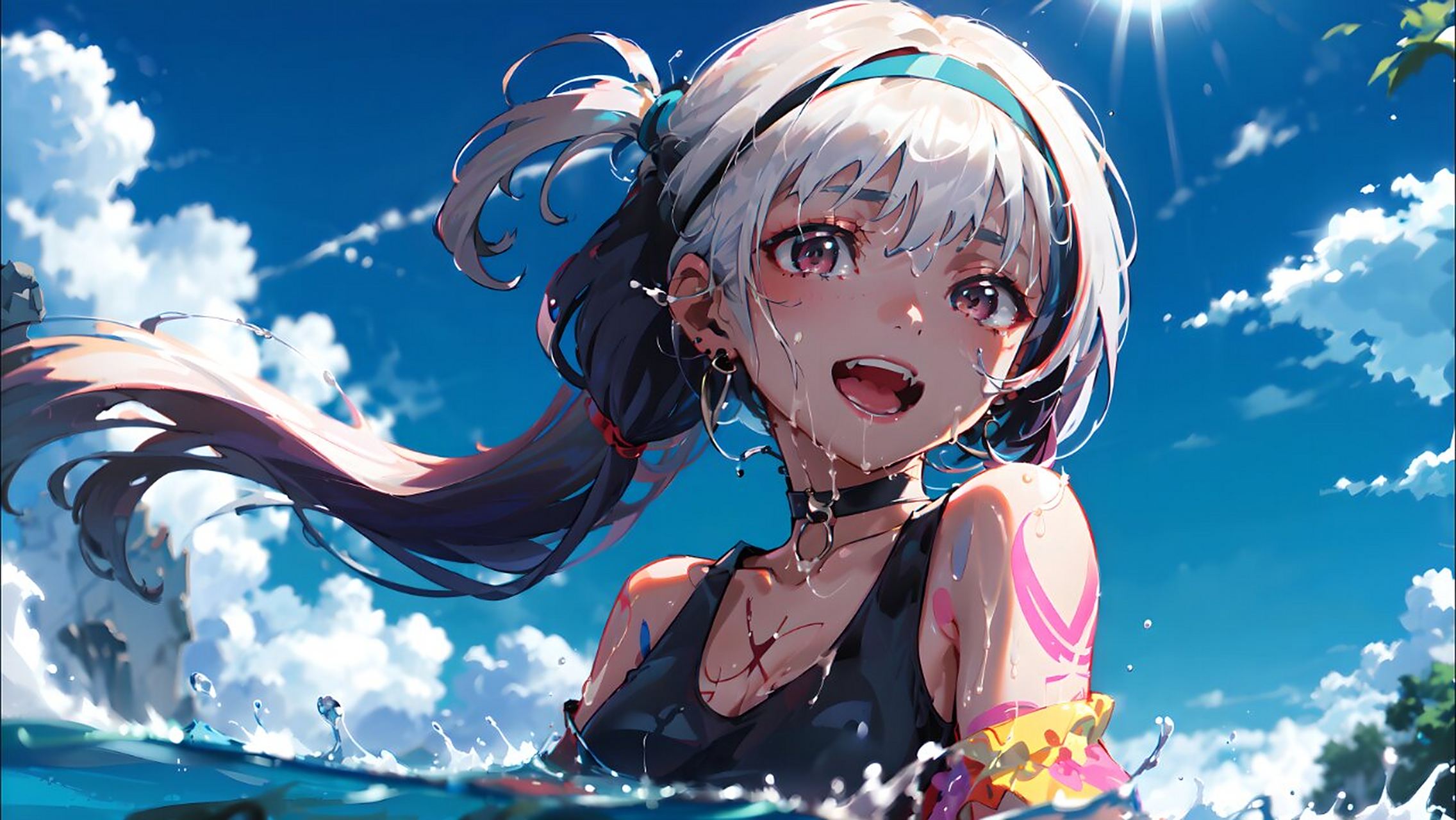 06 动漫少女|横屏动漫壁纸 作图工具:stable diffusion 欢迎关注