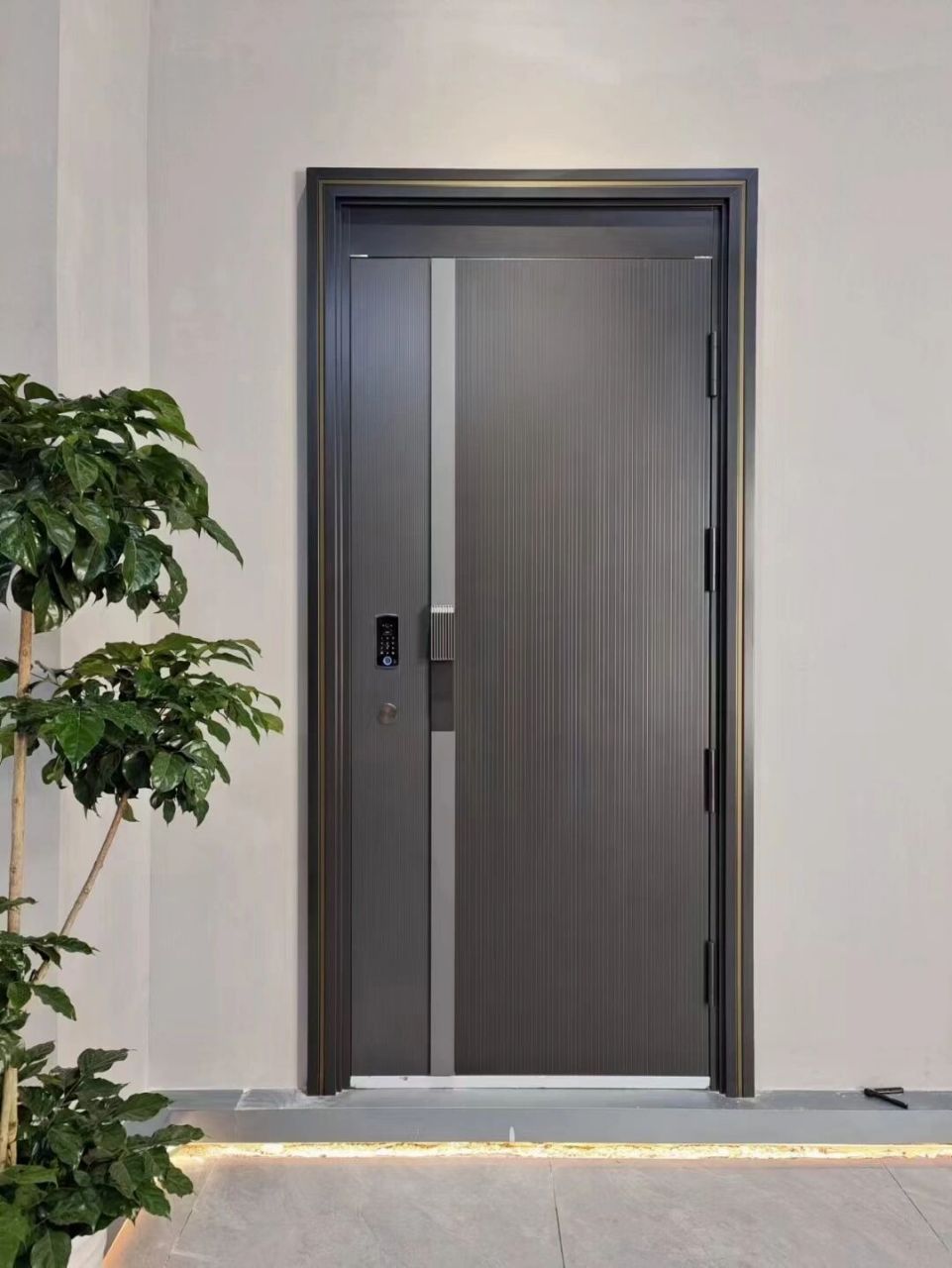 防盗门安全门家用门入户门子母门锌合金门厂   ?