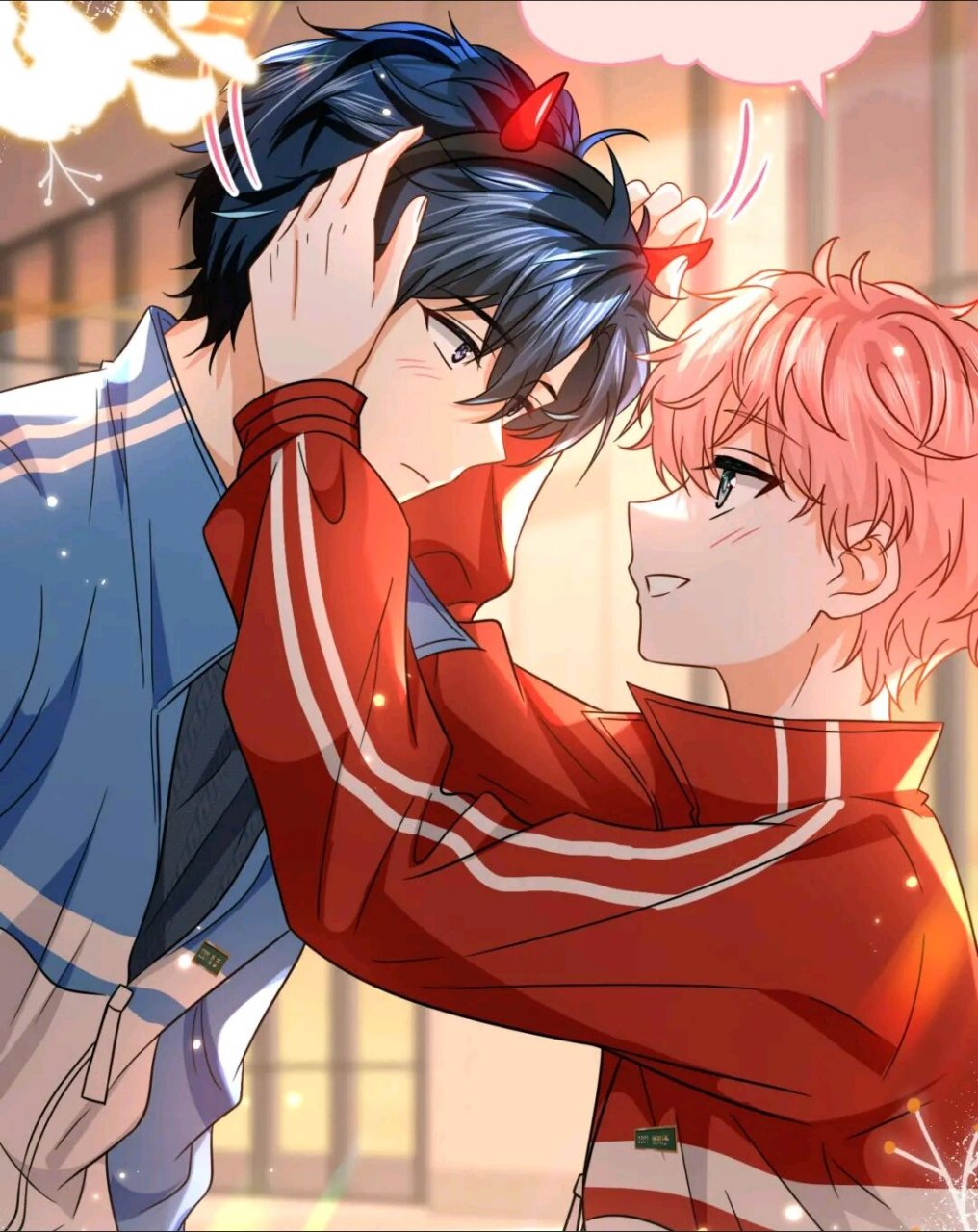 橘子快来帮帮他 	 漫画第四卷还要等好长时间#信息素说我们不可能