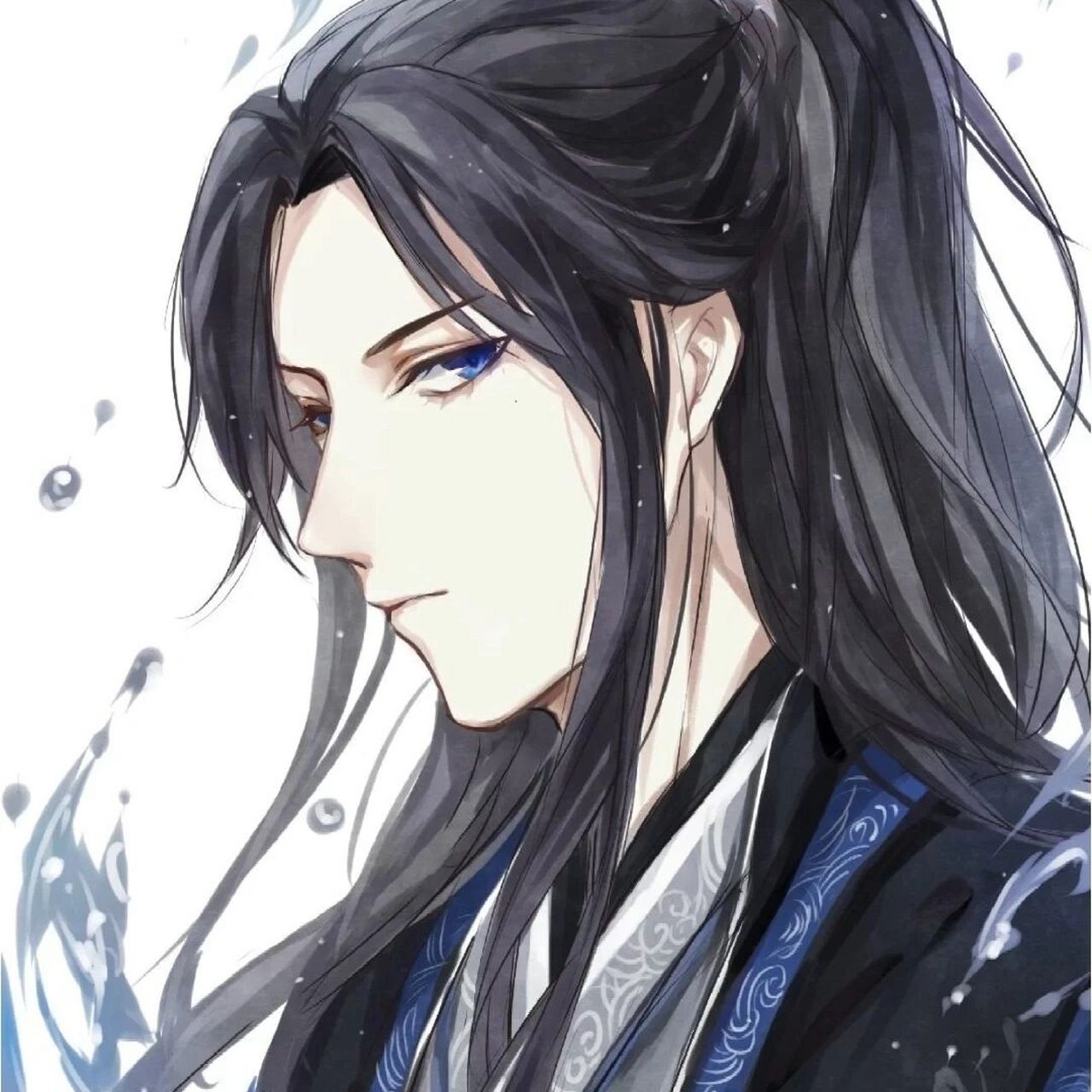 国风美男头像——侧脸篇 按我认为的好看程度从前往后排,越往后我认为