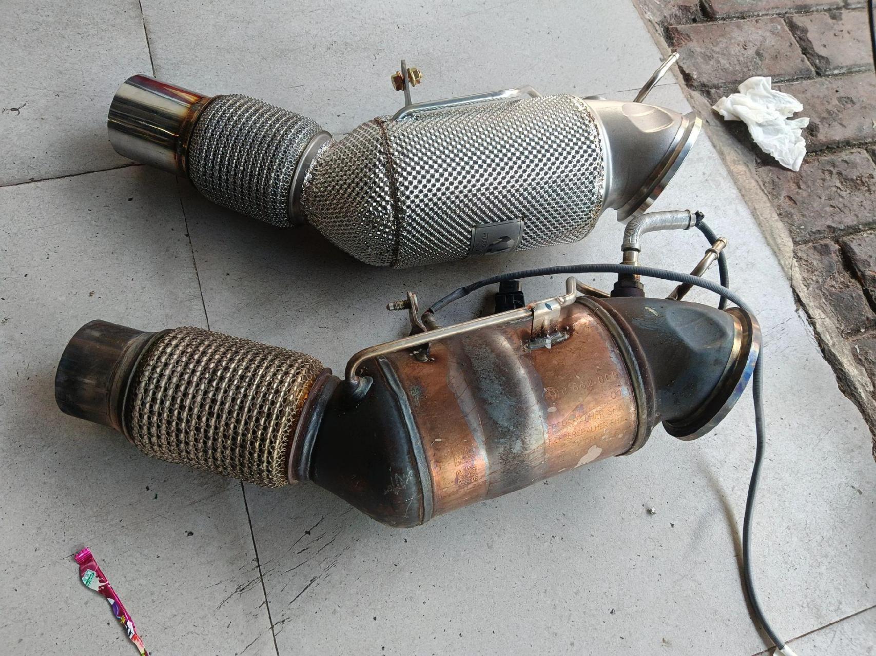 21宝马3系更换颗粒捕捉器