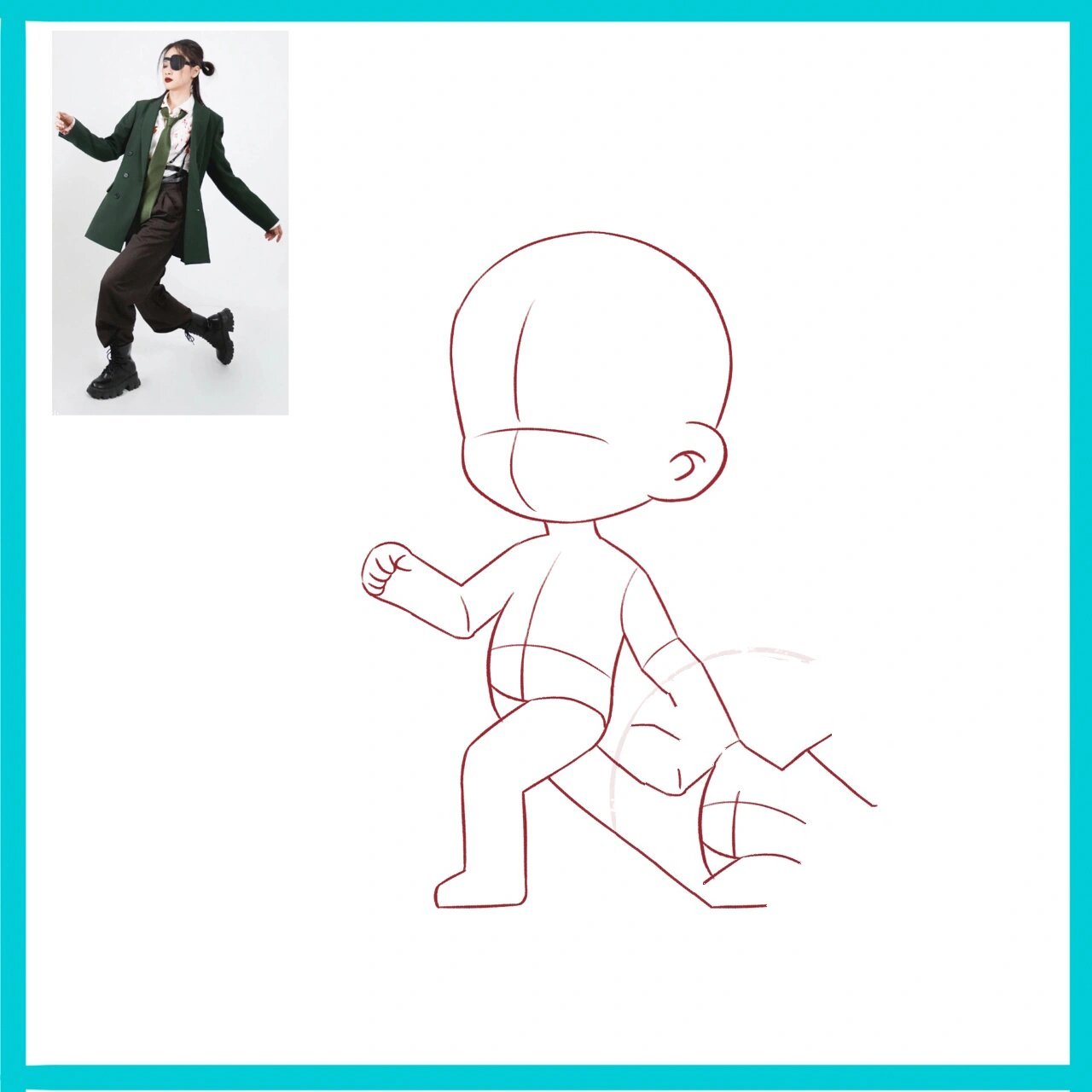 q版人体动态练习-走路|跑步0909