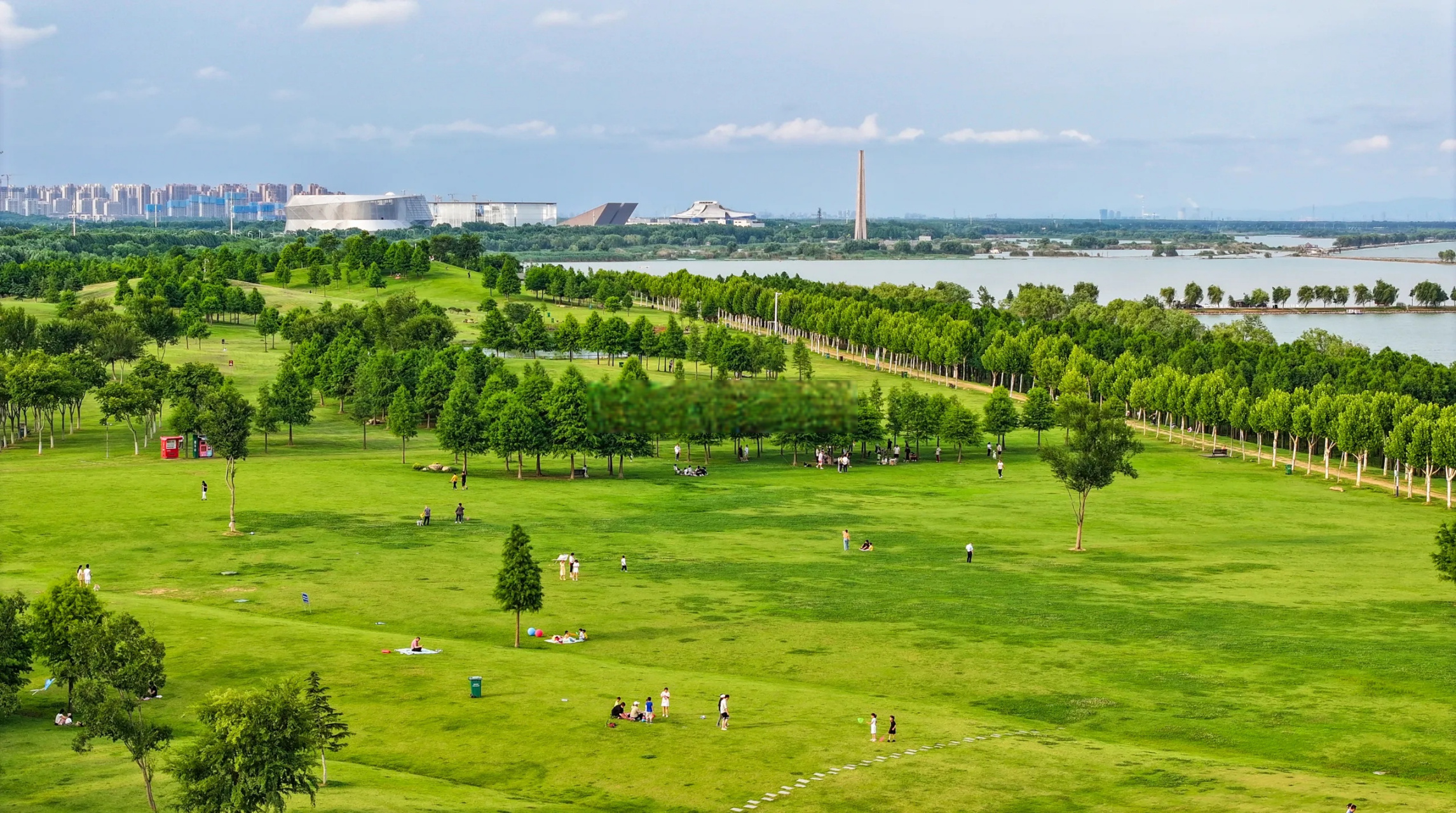 都说岸上草原是合肥版的呼伦贝尔,确实景色非常好,已经成为滨湖后花园