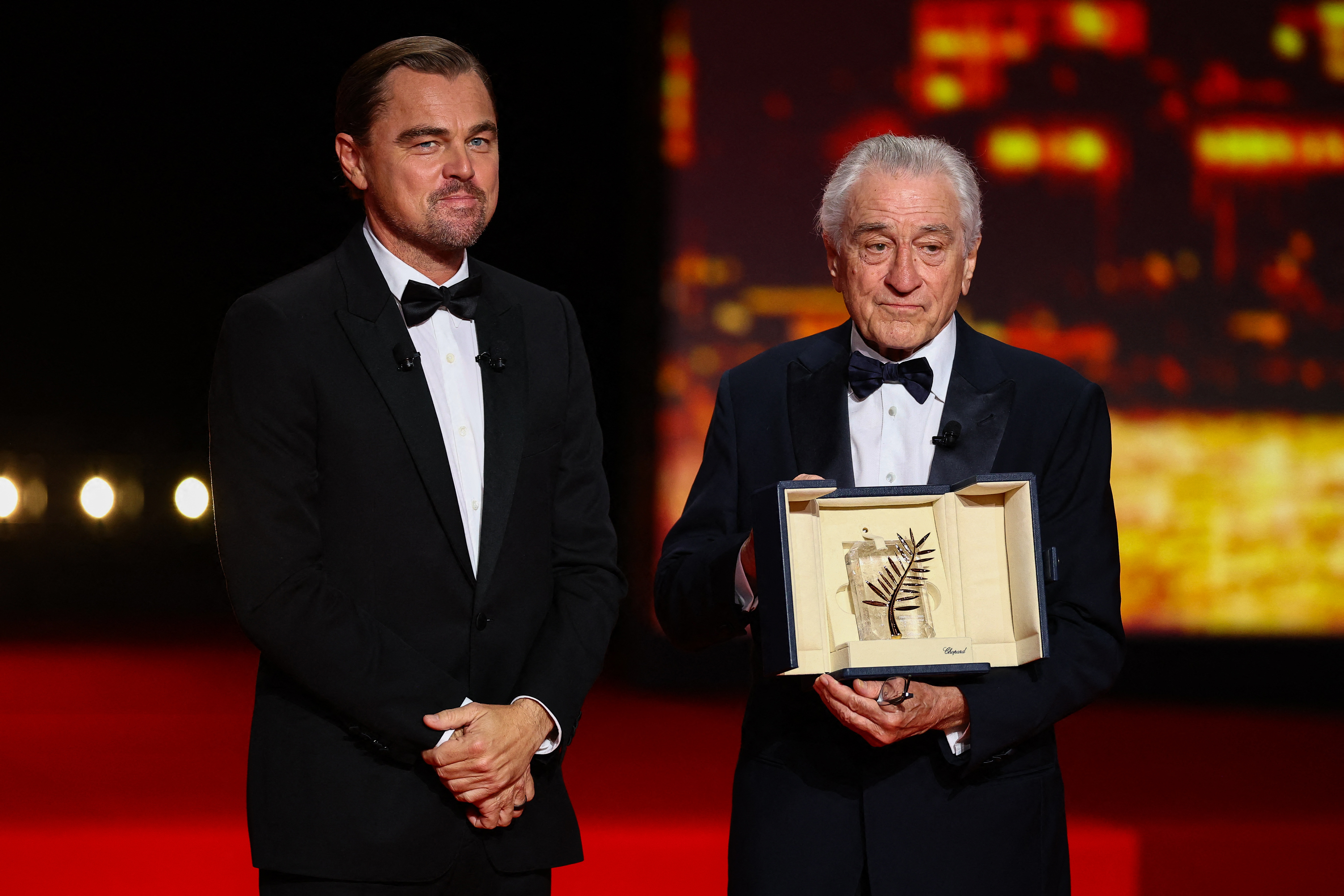 第78届#戛纳电影节# 开幕式,"小李子"莱昂纳多·迪卡普里奥为罗伯特